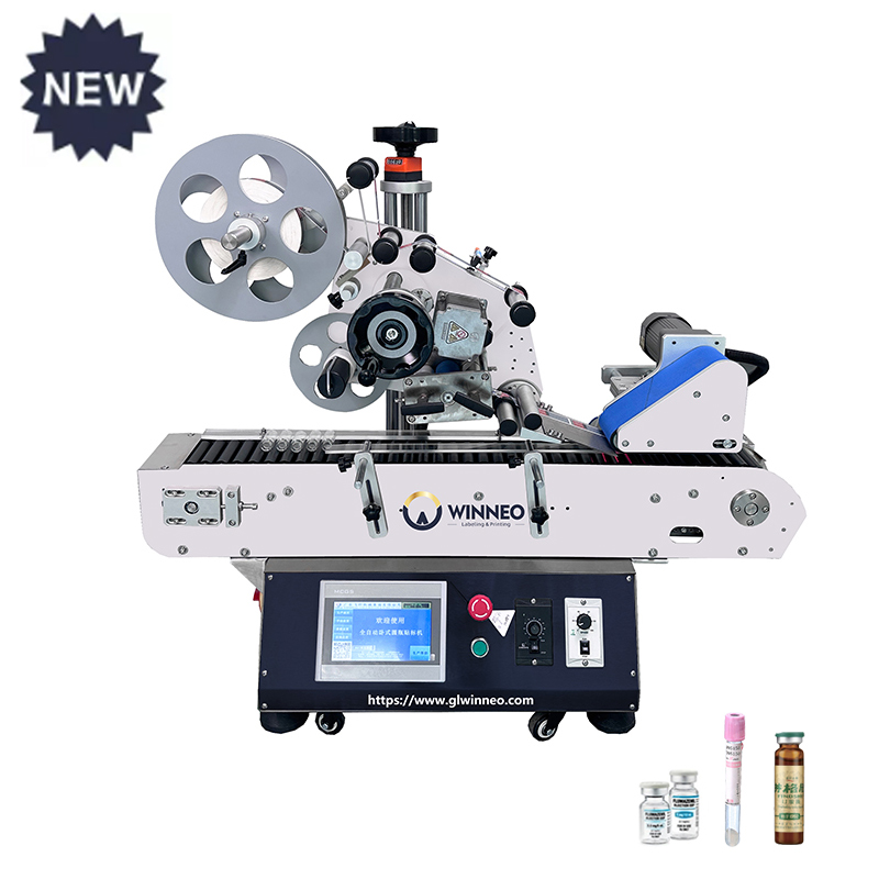 Etiquetadora horizontal de botellas redondas de escritorio WT-105 - WINNEO