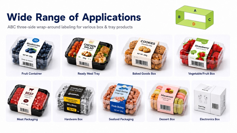 flat labeling machine